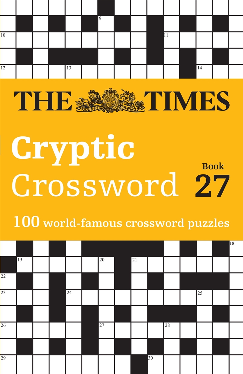 The Times Cryptic Crossword Book 27/Product Detail/Adults Activity Books