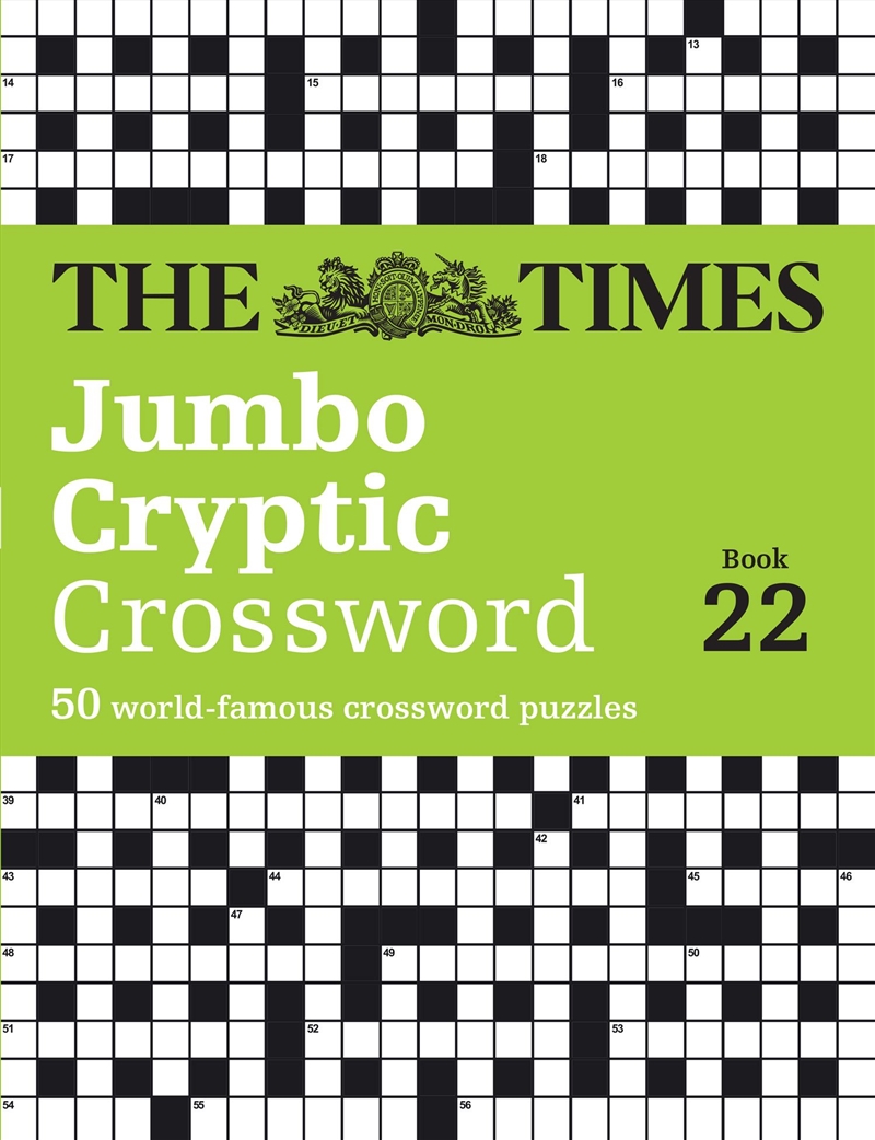 The Times Crosswords - The Times Jumbo Cryptic Crossword Book 22/Product Detail/Adults Activity Books