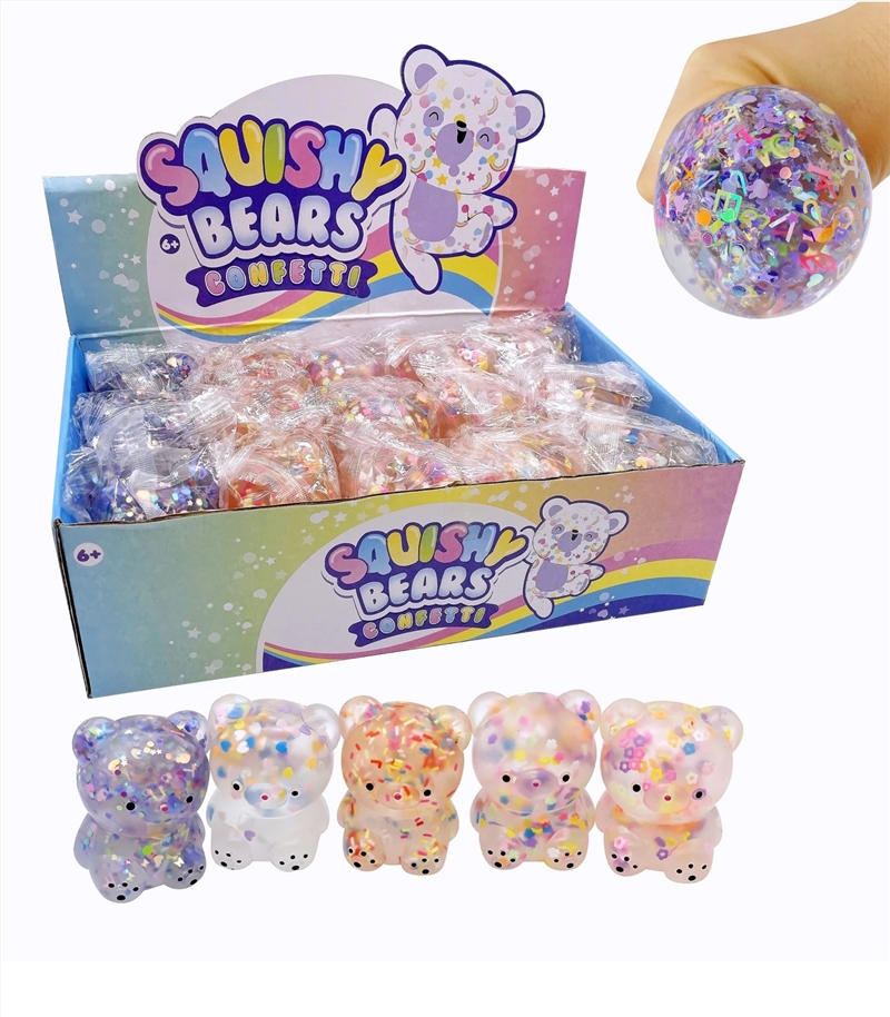 Squishy Confetti Bear 8cm/Product Detail/Toys