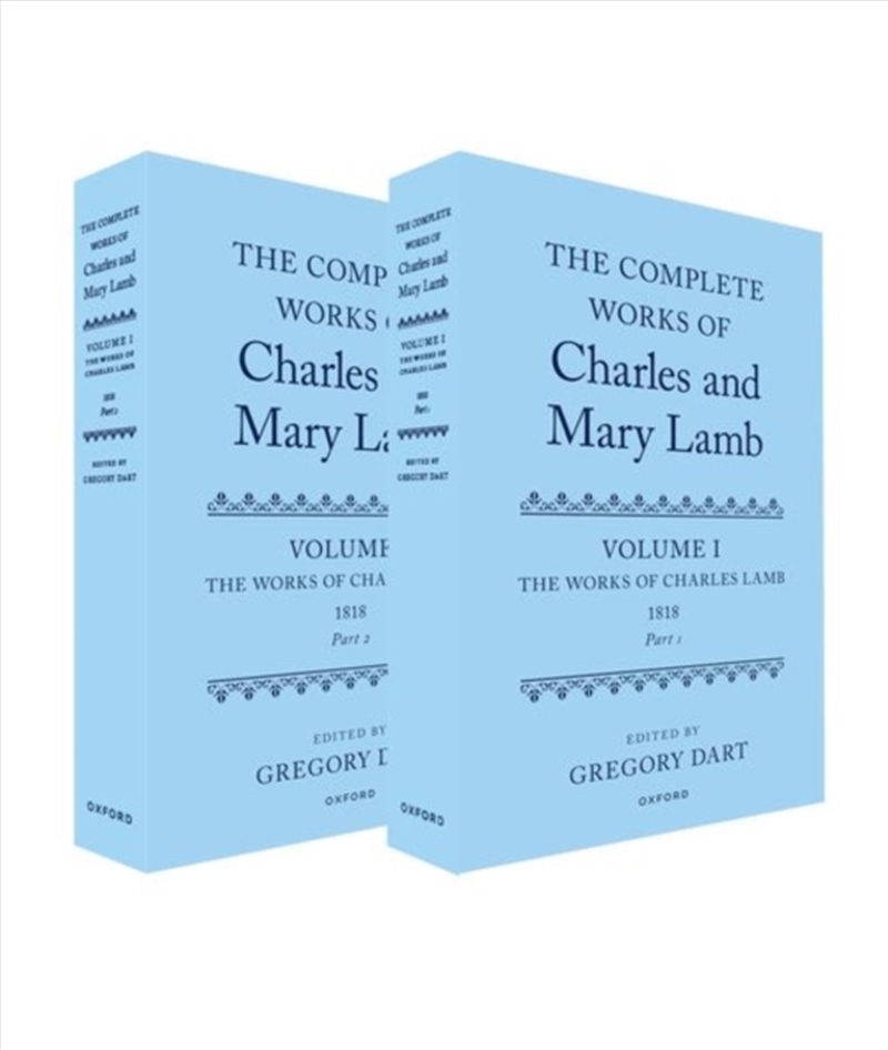 Complete Works Of Charles And Mary Lamb, Volume I : The Works Of Charles Lamb, 1818/Product Detail/Literature & Poetry