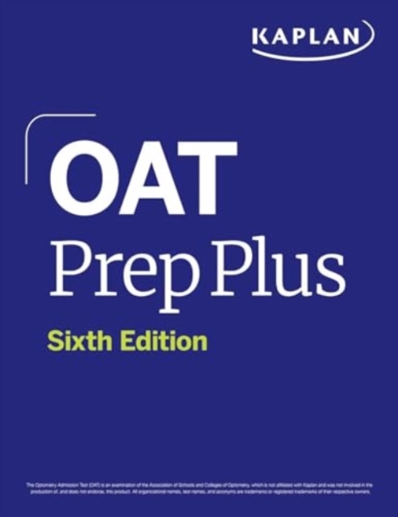 Oat Prep Plus, Sixth Edition (2025): Includes 16 Pages Of Full Color Study Sheets + Online Access To/Product Detail/Education & Textbooks