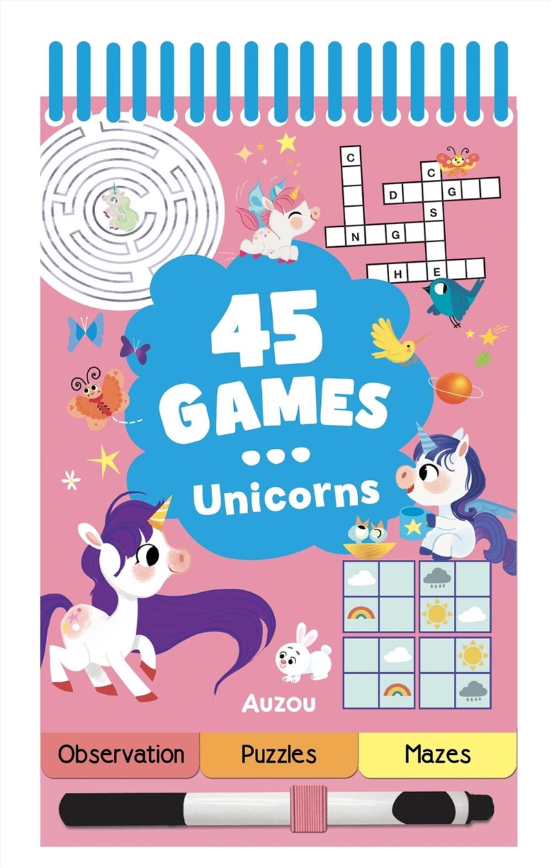 45 Games Unicorns/Product Detail/Kids Activity Books