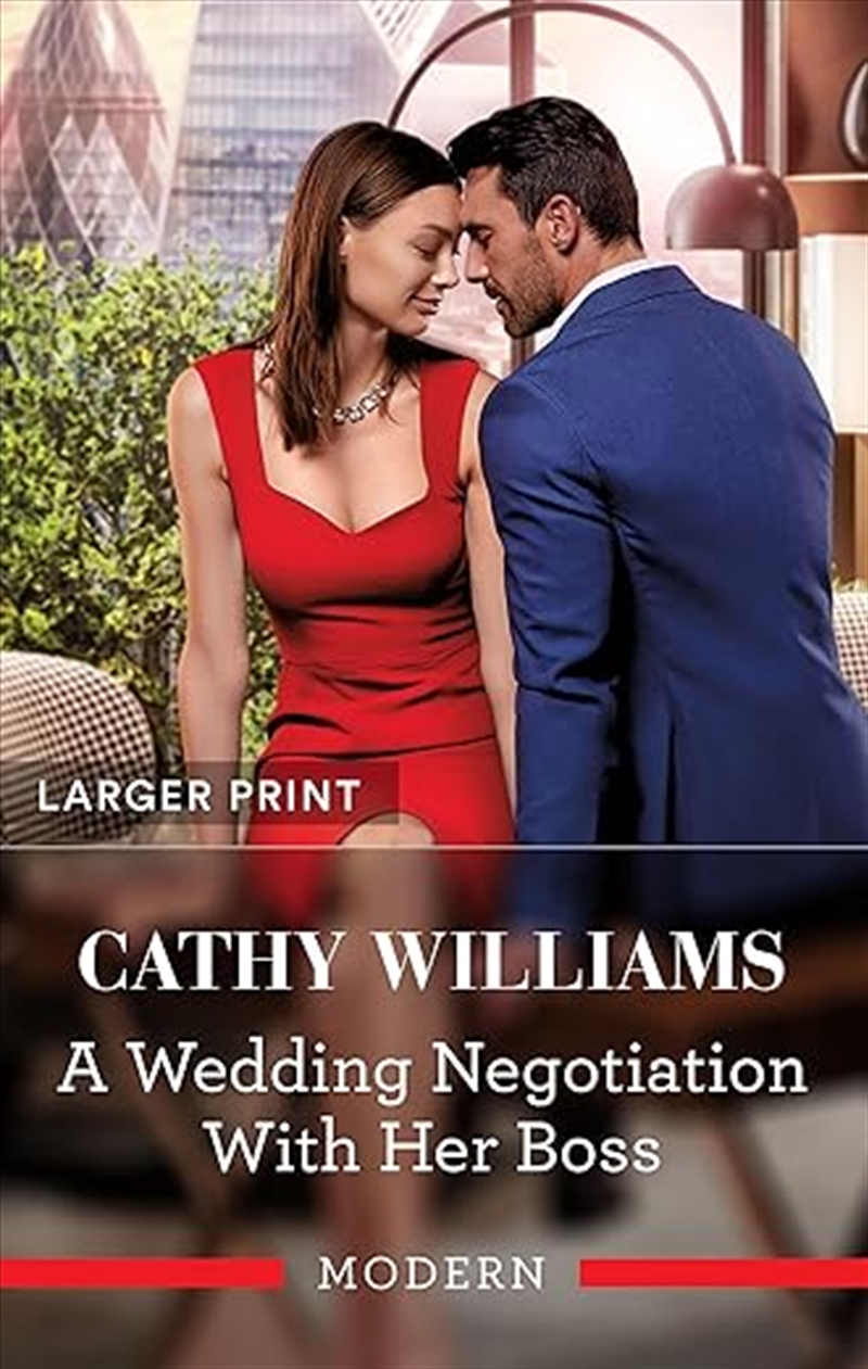 A Wedding Negotiation with Her Boss [Large Print]/Product Detail/Romance