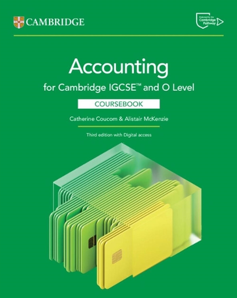 Cambridge Igcse™ And O Level Accounting Coursebook With Digital Access (2 Years)/Product Detail/Accounting, Business & Legal