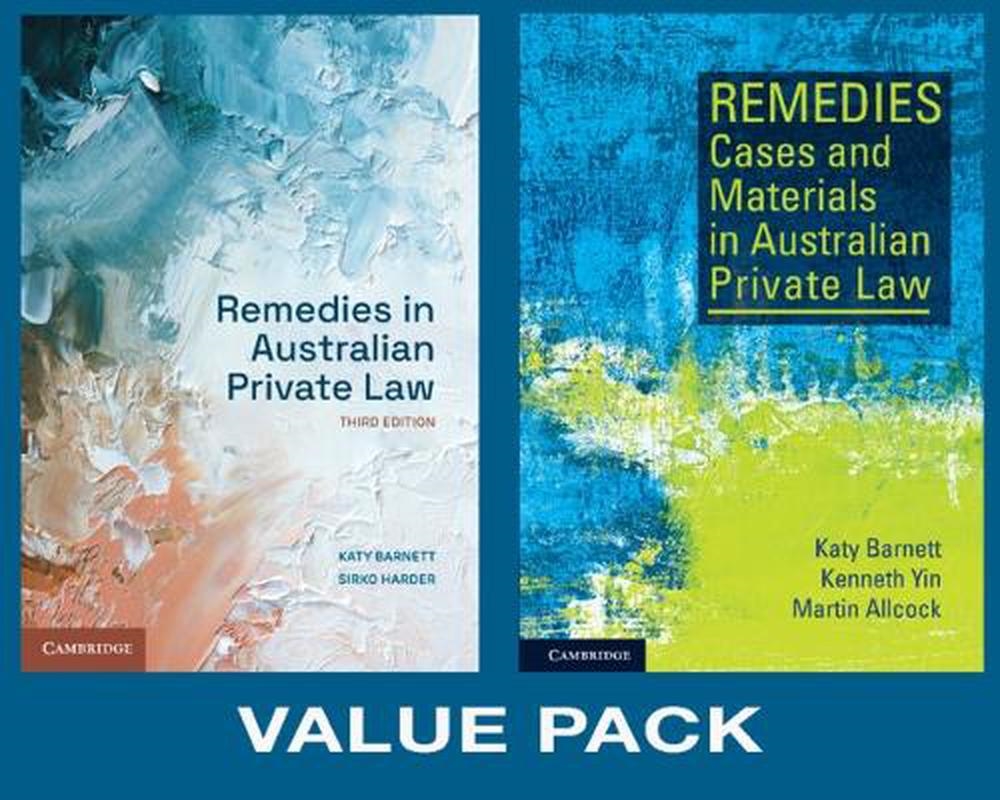 Remedies In Australian Private Law Value Pack 2 2 Volume Paperback Set : 3Ed Remedies In Australian/Product Detail/Law