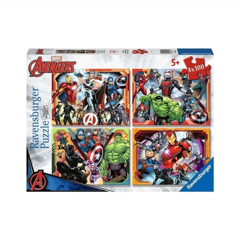 Disney Marvel Avengers Bumper Pack 4x100 Piece/Product Detail/Jigsaw Puzzles