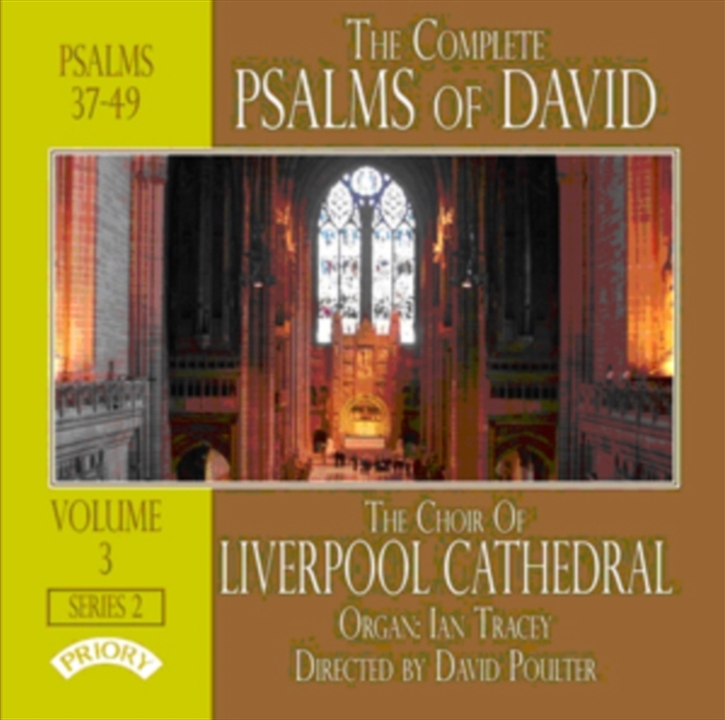 The Complete Psalms Of David Volume 3/Product Detail/Classical