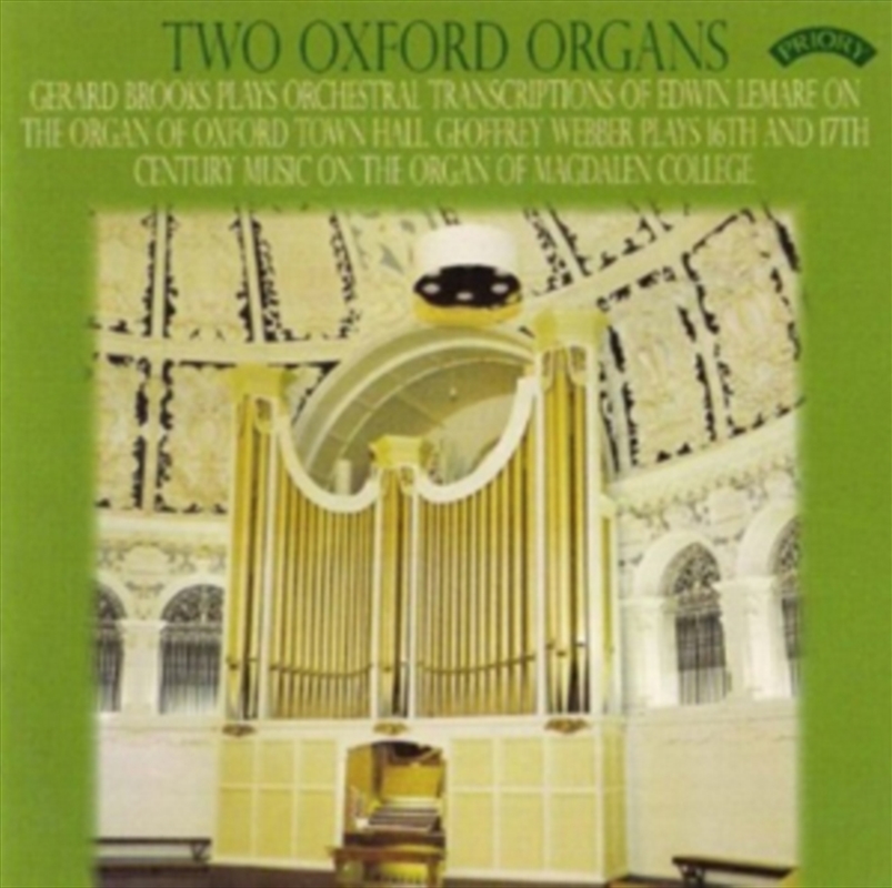 Two Oxford Organs / The Organ Of Oxford Town Hall/Product Detail/Classical