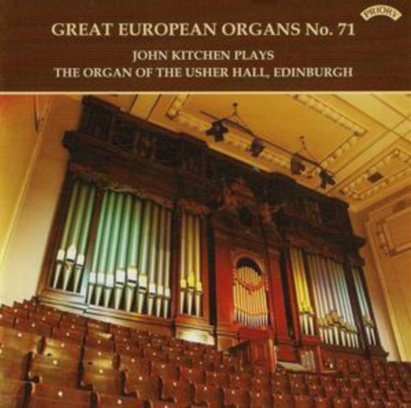 Great European Organs No. 71: Usher Hall. Edinburgh/Product Detail/Classical