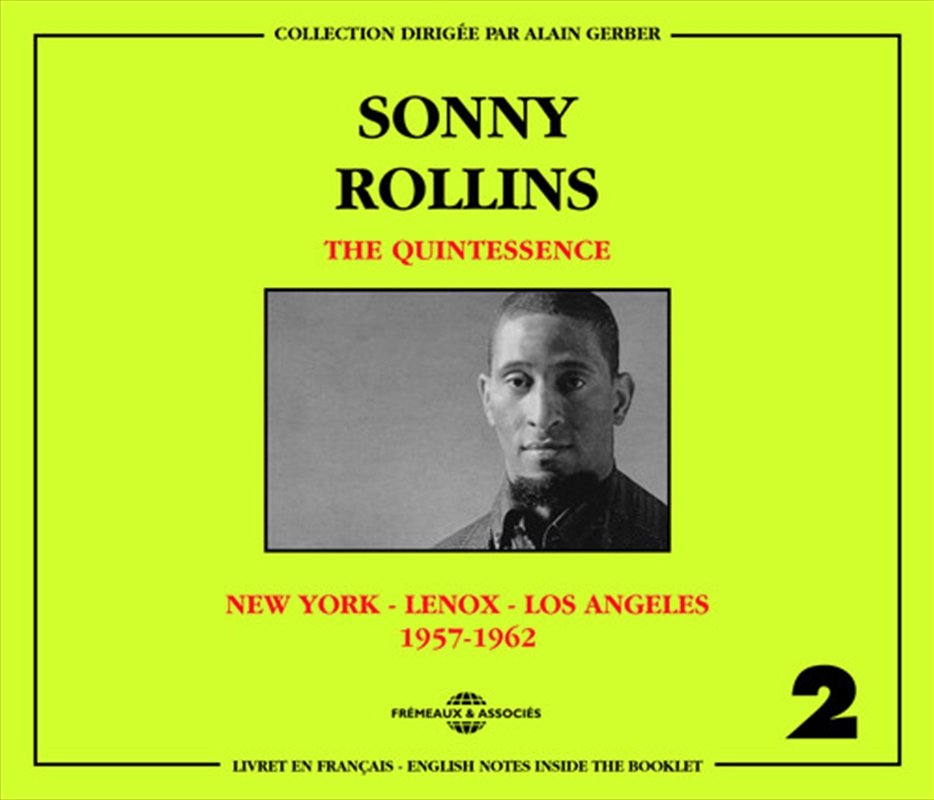 The Quintessence Vol. 2 1957-1962: New York - Lenox - Los Angeles/Product Detail/Jazz