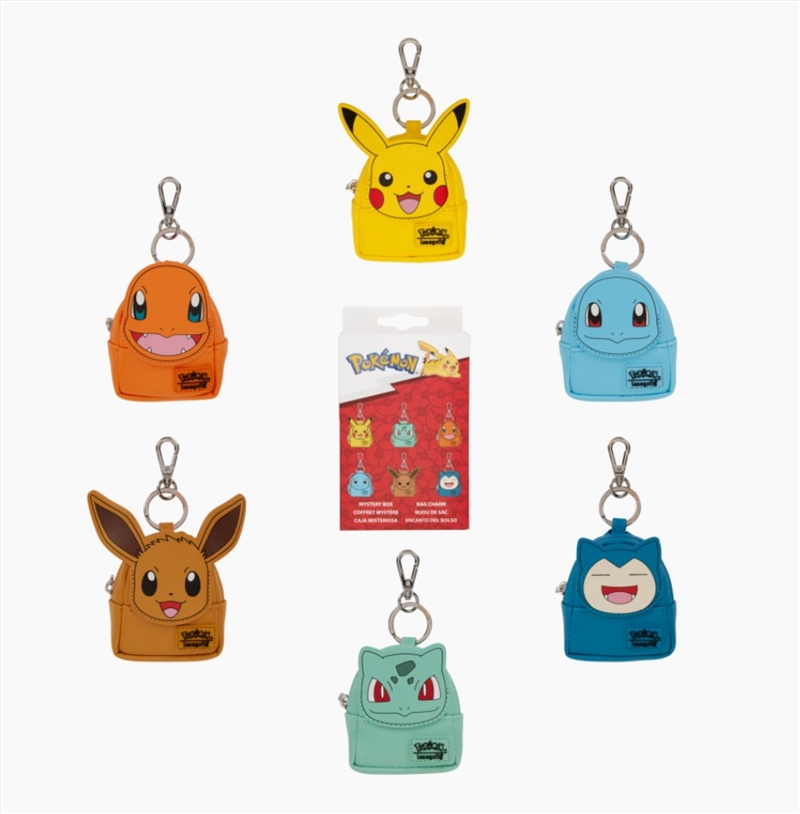 Loungefly Pokémon - Mystery Mini Backpack Bag Charm (SENT AT RANDOM)/Product Detail/Keyrings