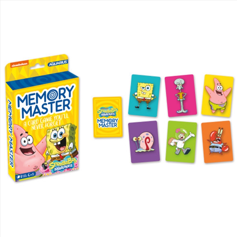 Spongebob Squarepants Memory Master/Product Detail/Card Games