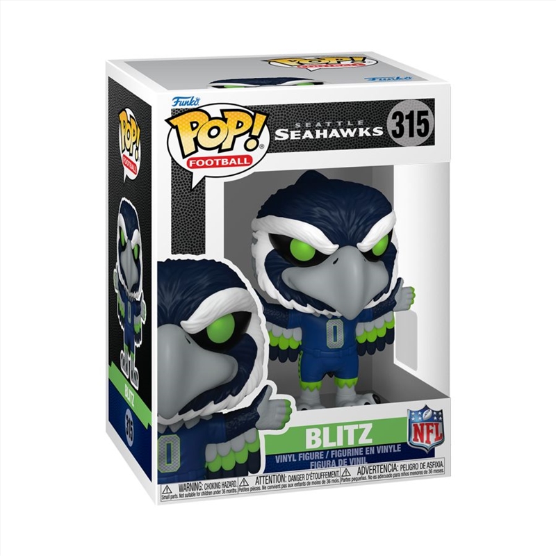 NFL: Mascots - Seattle Seahawks Blitz Pop! Vinyl/Product Detail/Sport