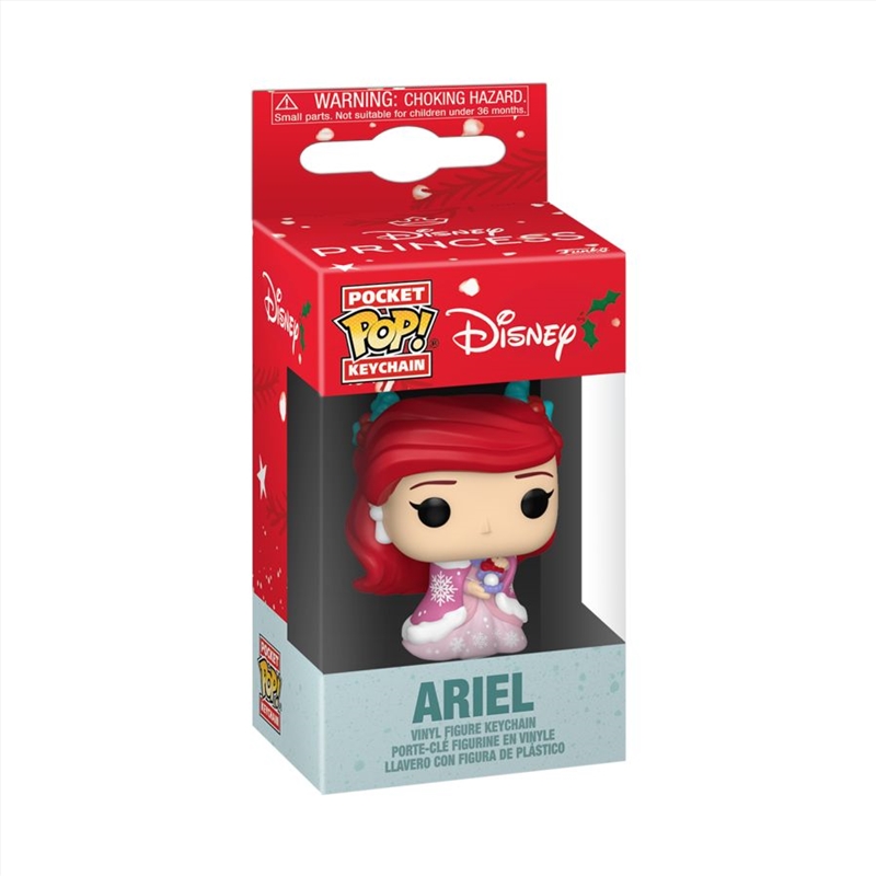Disney: Princess - Ariel (Holiday) Pop! Keychain/Product Detail/Pop Vinyl Keychains
