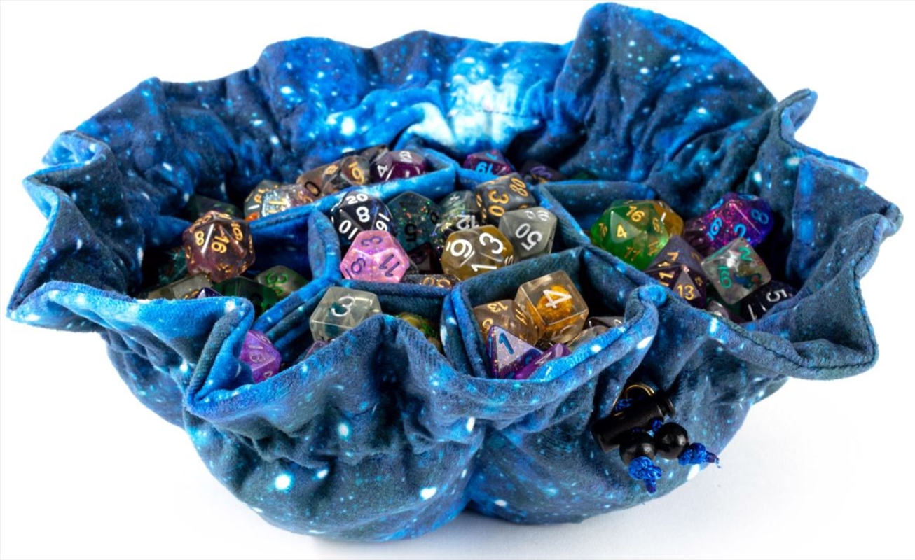 MDG Velvet Compartment Dice Bag with Pockets: Galaxy/Product Detail/Games