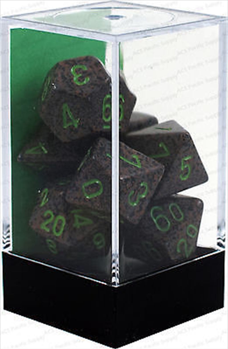 Chessex Polyhedral 7-Die Set Speckled Earth/Product Detail/Dice Games