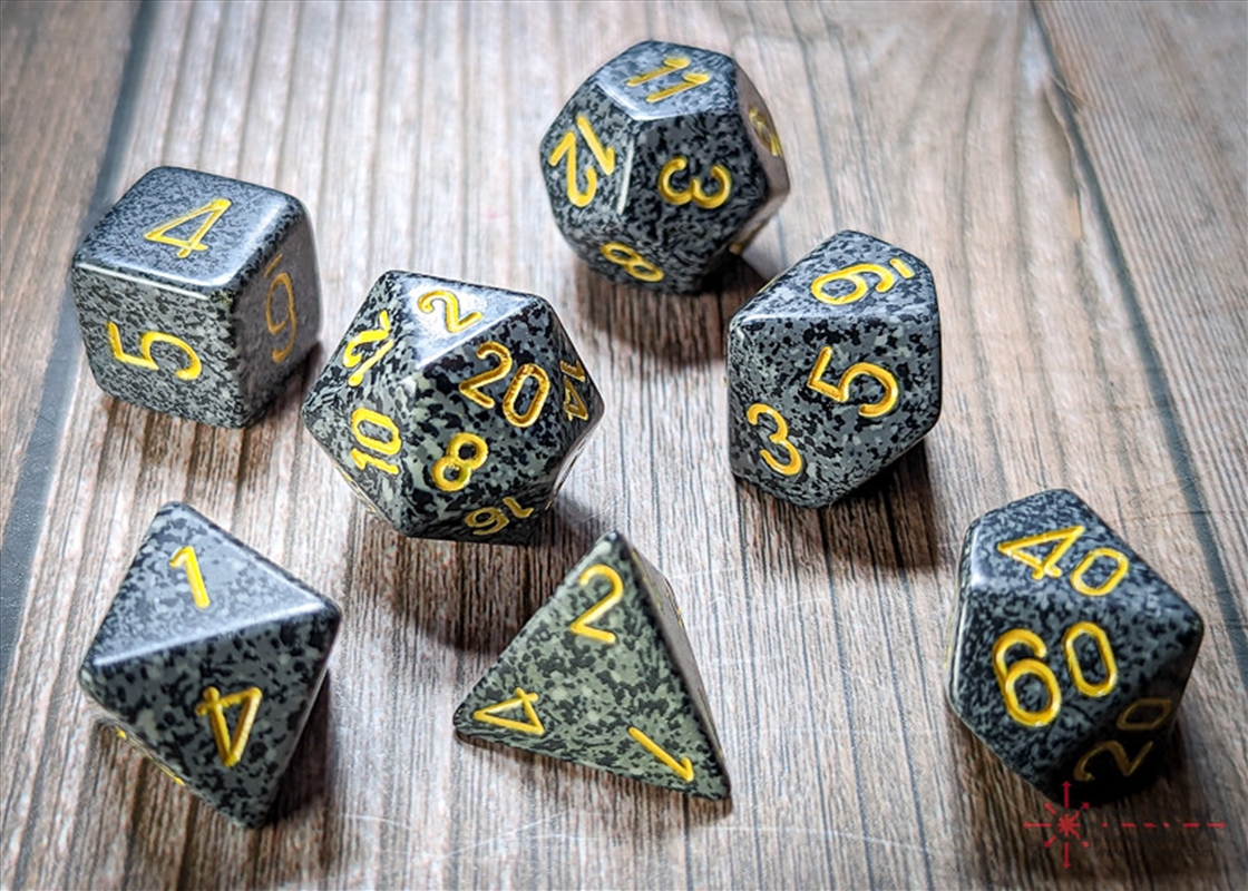 Chessex Polyhedral 7-Die Set Speckled Urban Camo/Product Detail/Dice Games