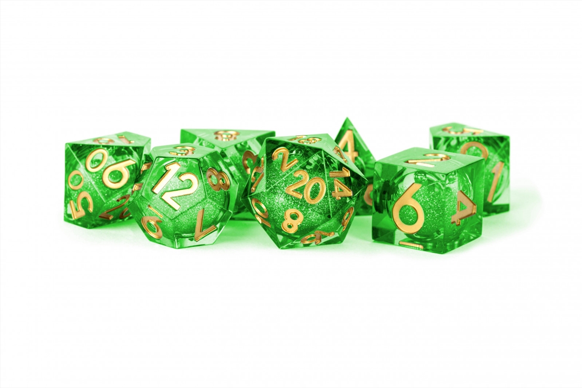 MDG 16mm Polyhedral Dice Set: Liquid Core Aegis of Hope/Product Detail/Dice Games