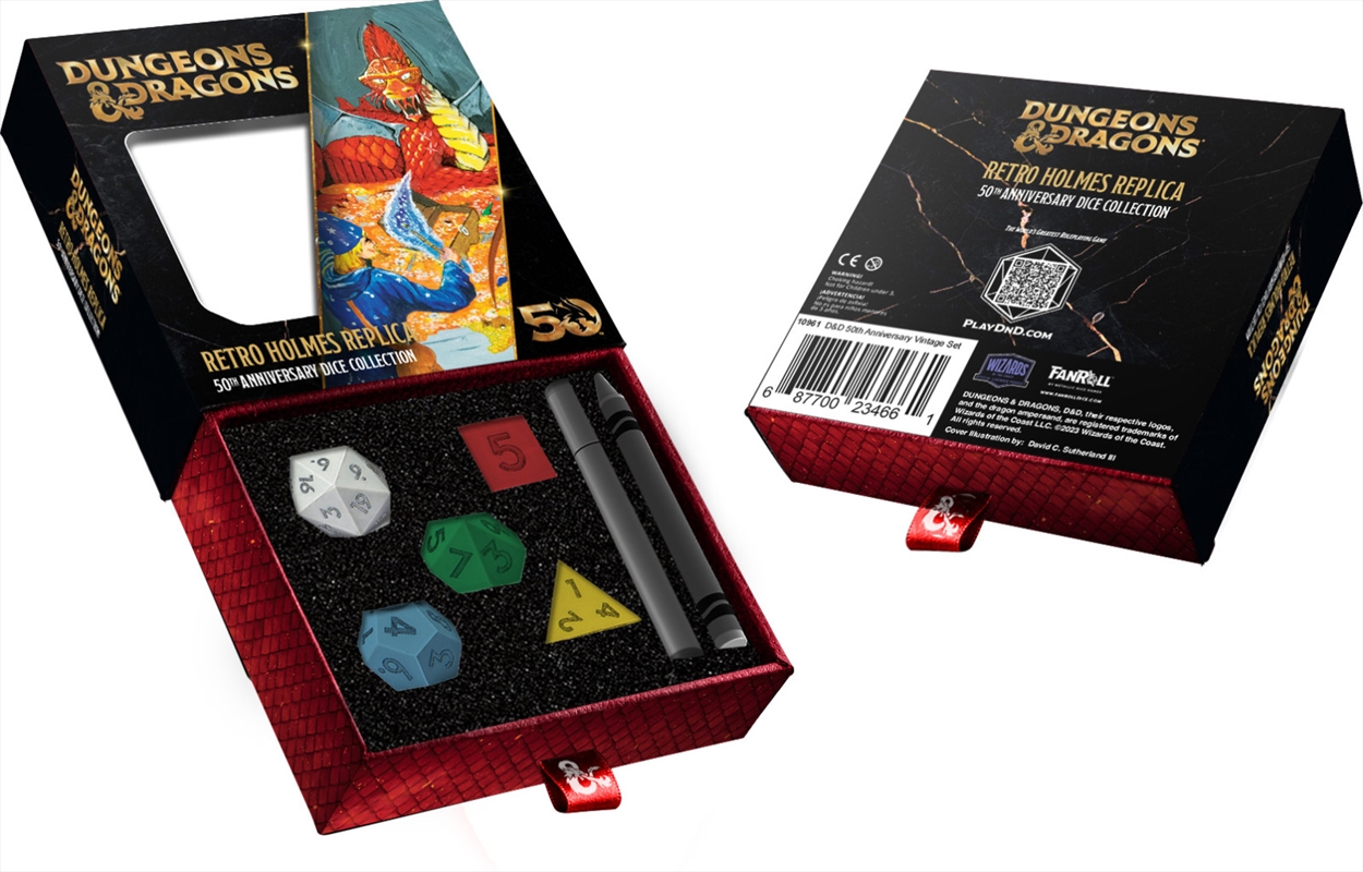 MDG D&D 50th Anniversary Dice Collection - Retro Holmes Replica/Product Detail/Dice Games