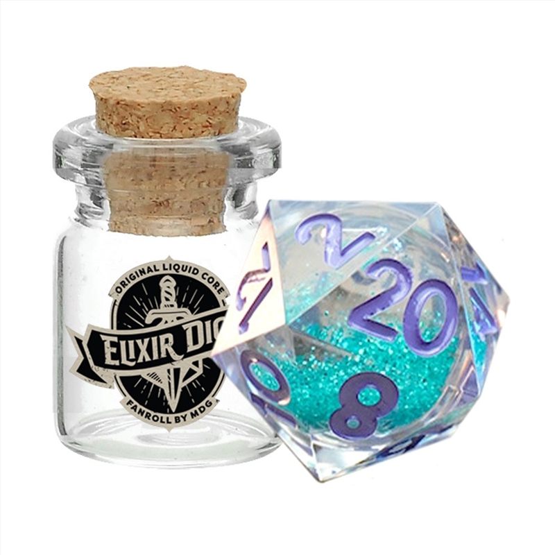 MDG Individual d20 Dice: Liquid Core Disco Vibes/Product Detail/Dice Games