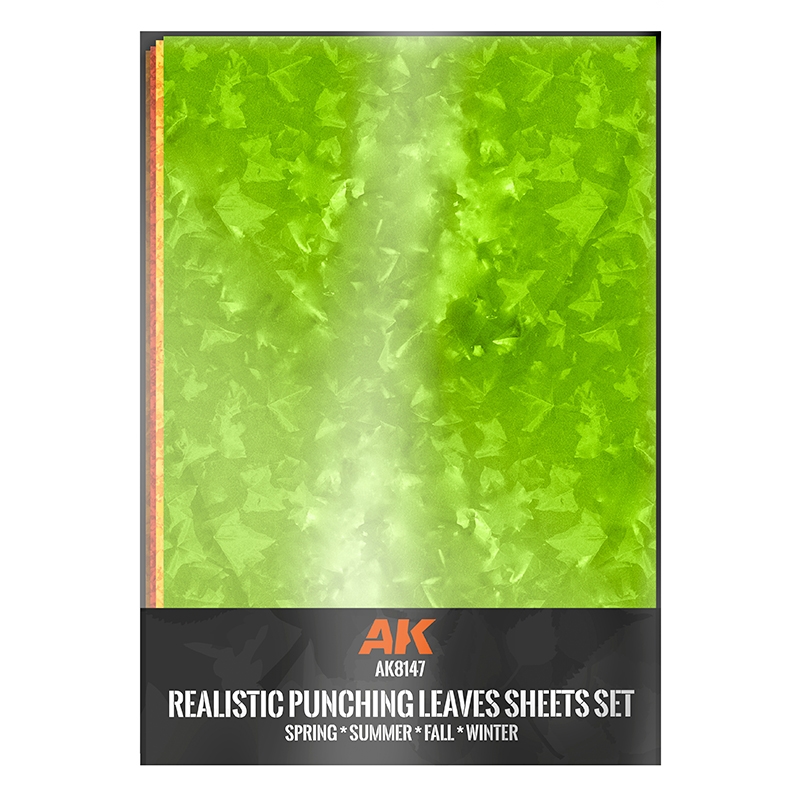 Ak Interactive - Tools  - Punching Leaves Sheets Set (4 Units Of A4-Size Sheets)/Product Detail/Arts & Craft