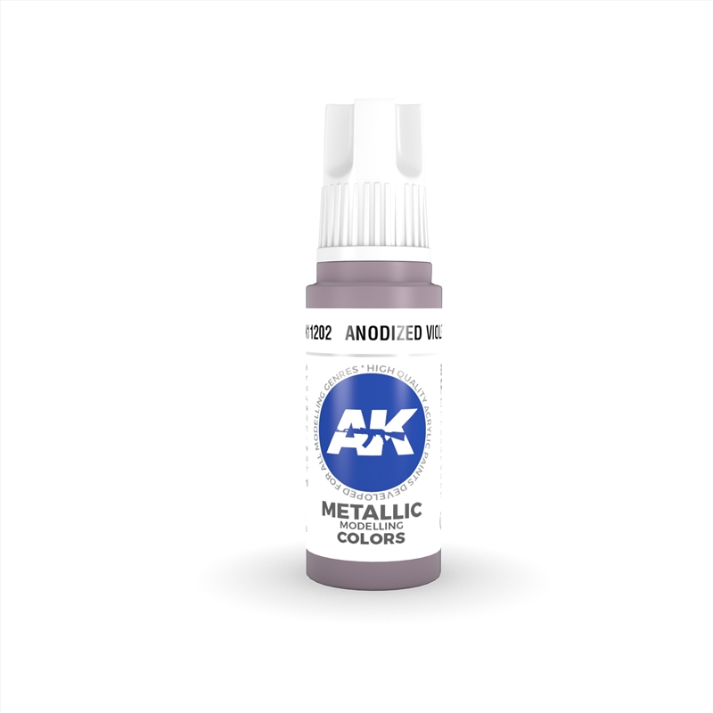 AK Interactive - 3 Gen Acrylics - Anodized Violet 17ml/Product Detail/Paints