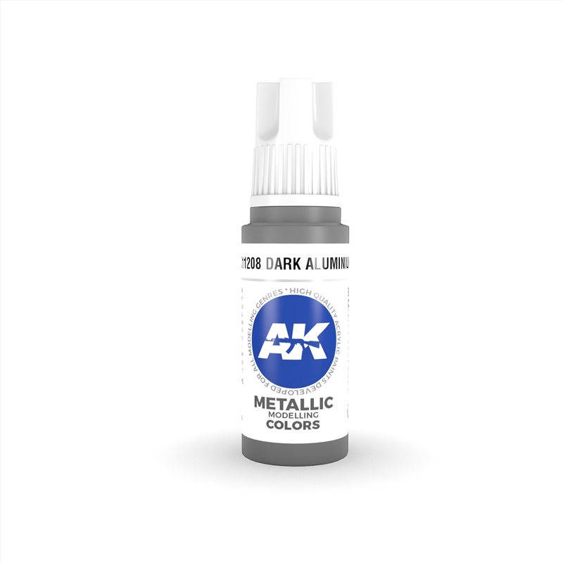 AK Interactive - 3 Gen Acrylics - Dark Aluminium 17ml/Product Detail/Paints