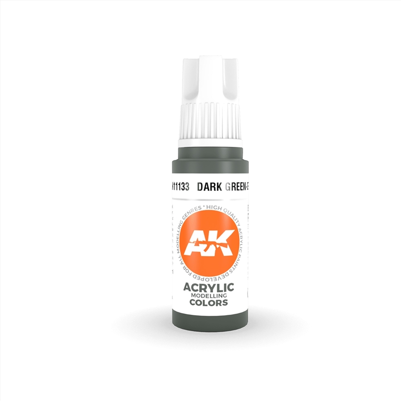 AK Interactive - 3 Gen Acrylics - Dark Green-Grey 17ml/Product Detail/Paints
