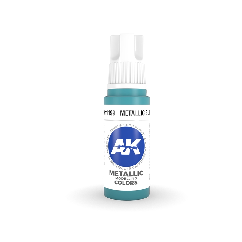 AK Interactive - 3 Gen Acrylics - Metallic Blue 17ml/Product Detail/Paints