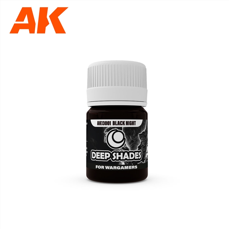 AK Interactive - Deep Shade - Black Night 30ml/Product Detail/Paints