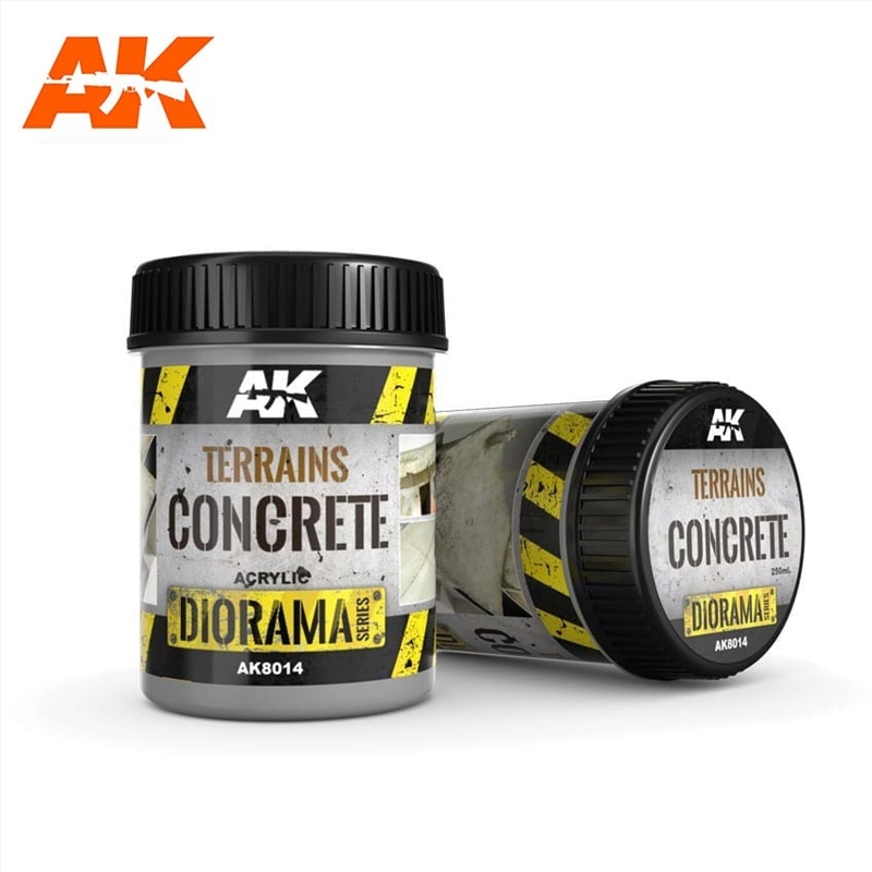 AK Interactive - Dioramas - Terrains Concrete 250ml/Product Detail/Paints