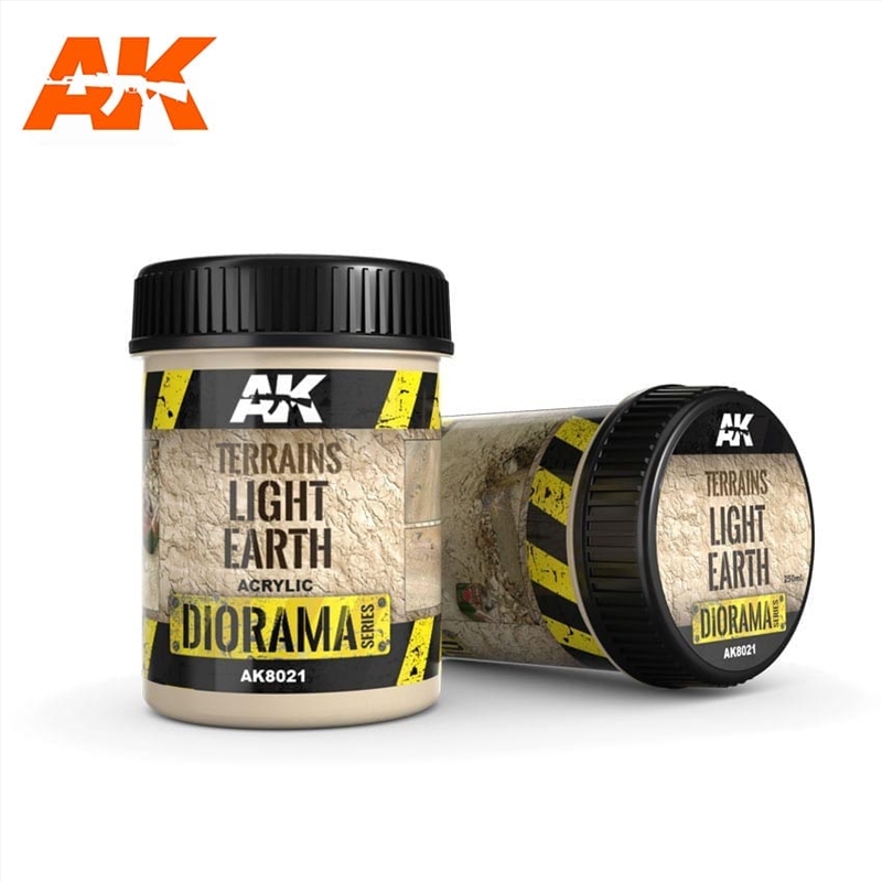 AK Interactive - Dioramas - Terrains Light Earth 250ml/Product Detail/Paints