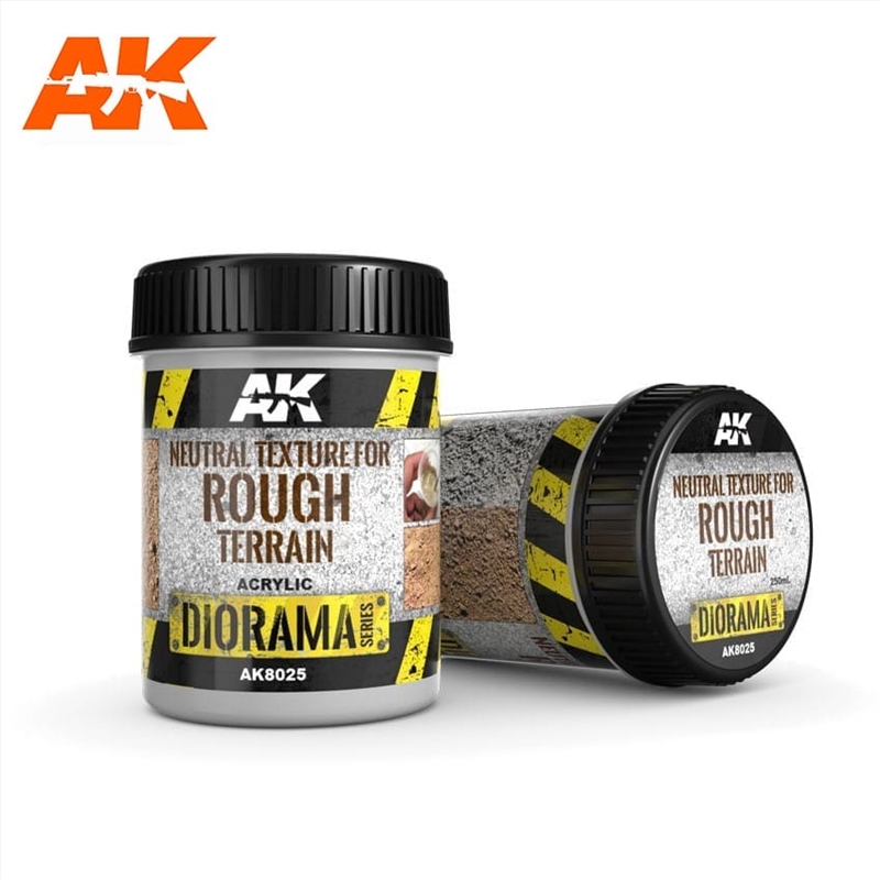 AK Interactive - Dioramas - Terrains Neutral Texture for Rough Terrains 250ml/Product Detail/Paints