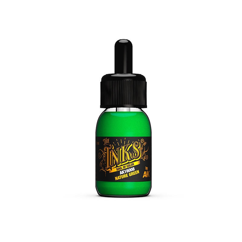 AK Interactive - The Inks - Nature Green 30ml/Product Detail/Paints