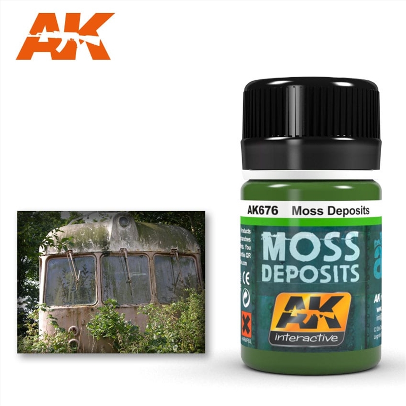 AK Interactive - Weathering Products - Moss Deposit 35ml/Product Detail/Paints