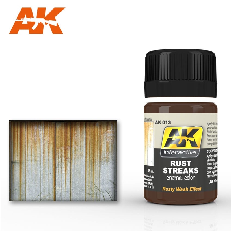 AK Interactive - Weathering Products - Rust Streaks 35ml/Product Detail/Paints