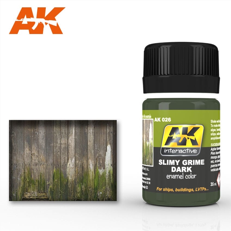 AK Interactive - Weathering Products - Slimy Grime Dark 35ml/Product Detail/Paints