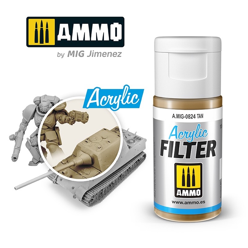Ammo by MIG -  Acrylic Filter - Tan/Product Detail/Paints