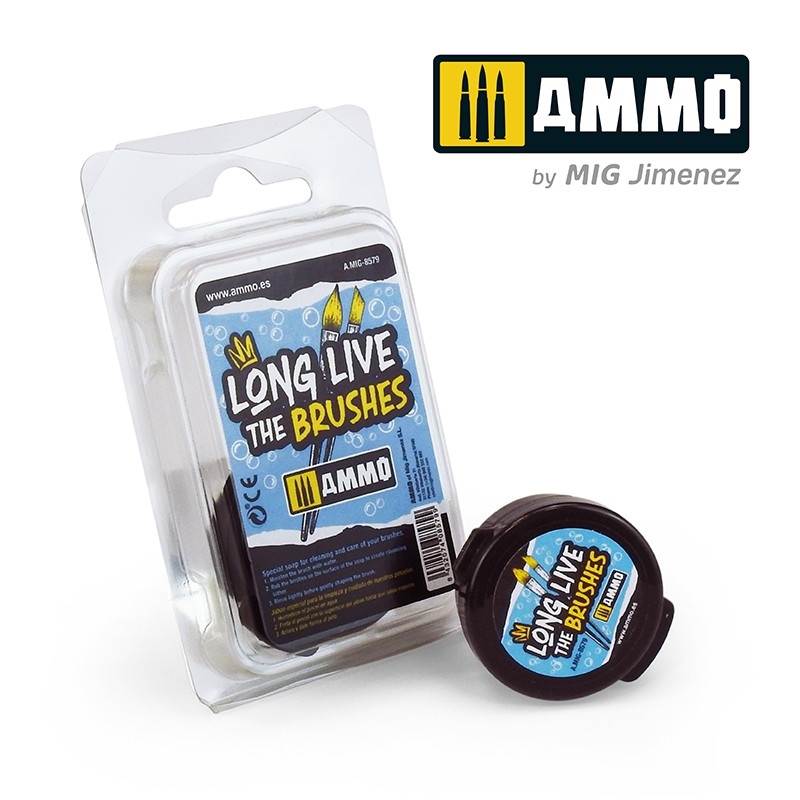 Ammo by MIG -  Brushes - Long Live the Brushes Soap/Product Detail/Paints