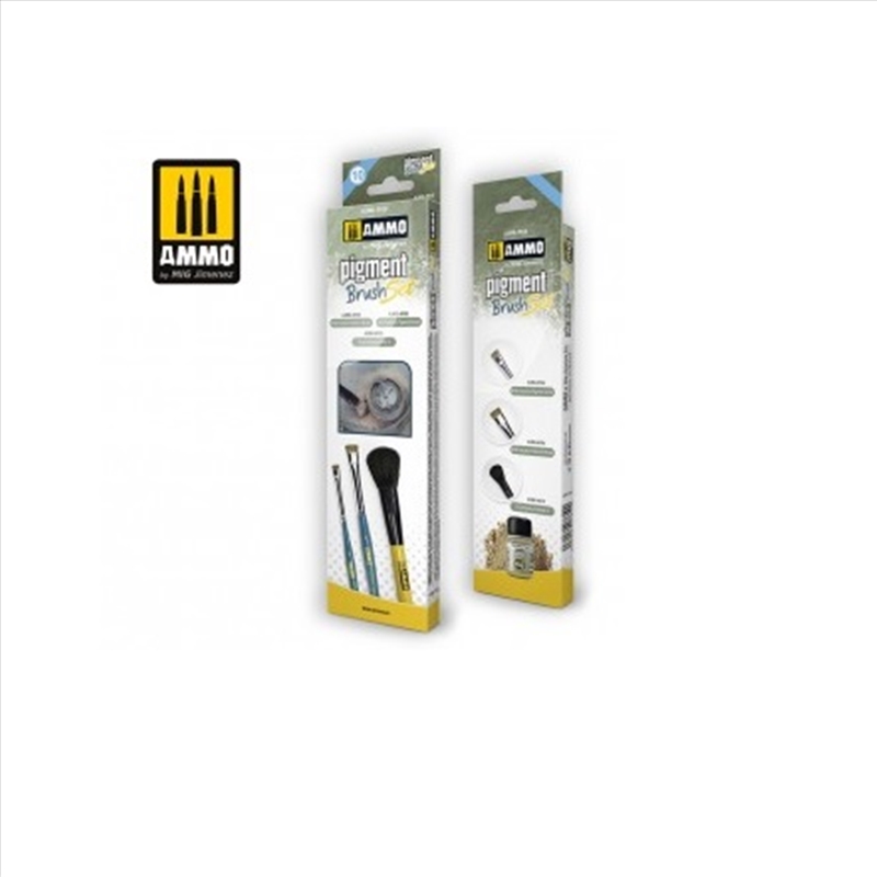 Ammo by MIG -  Brushes - Pigment Brushes Set/Product Detail/Paints