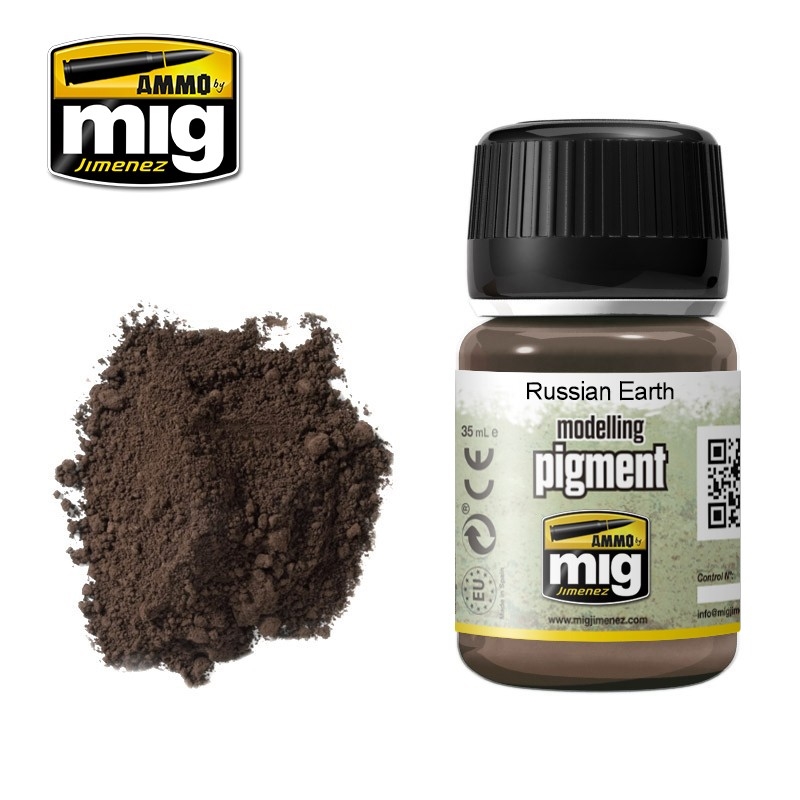 Ammo by MIG -  Pigments - Russian Earth 35ml/Product Detail/Paints