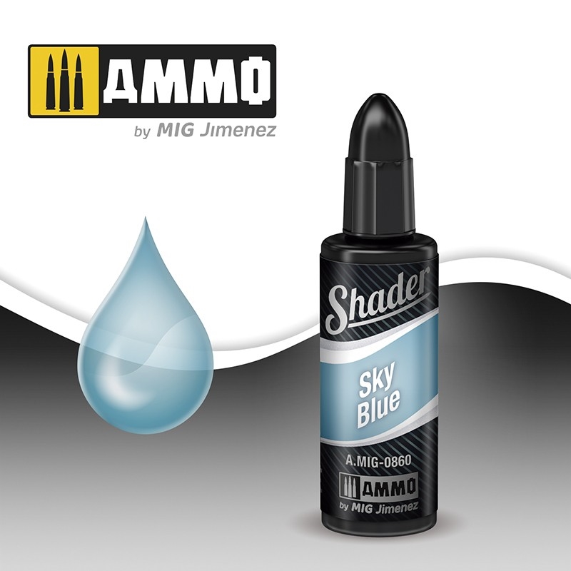 Ammo by MIG -  Shader - Sky Blue 10ml/Product Detail/Paints