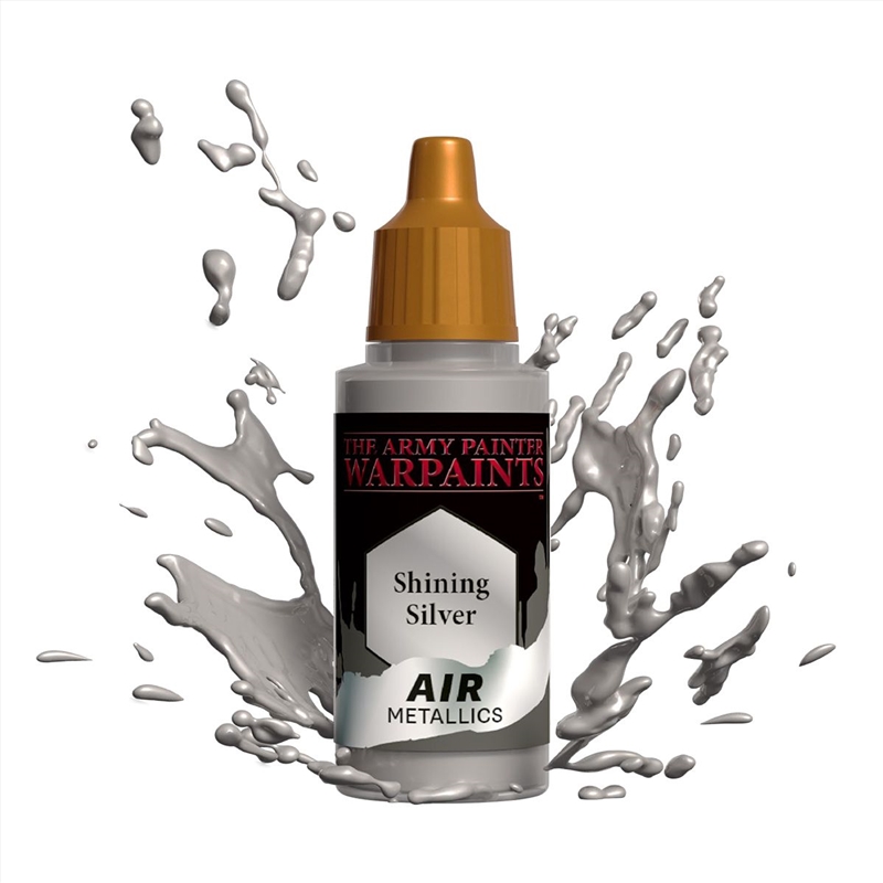 Army Painter - Metallics - Air Shining Silver Acrylic Paint 18ml/Product Detail/Paints