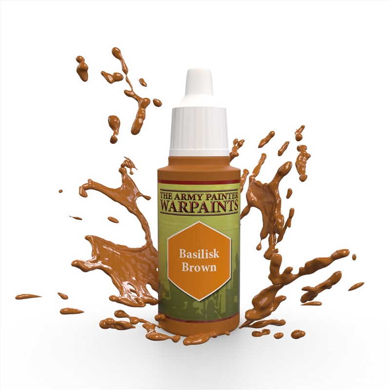 Army Painter - Warpaints - Basilisk Brown Acrylic Paint 18ml/Product Detail/Paints