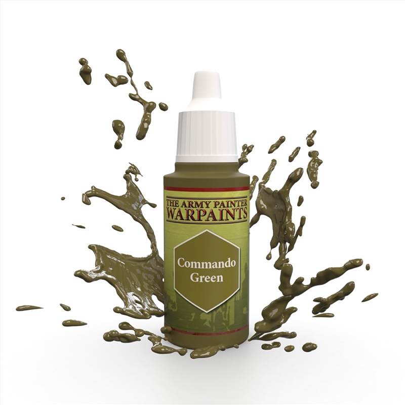Army Painter - Warpaints - Commando Green Acrylic Paint 18ml/Product Detail/Paints