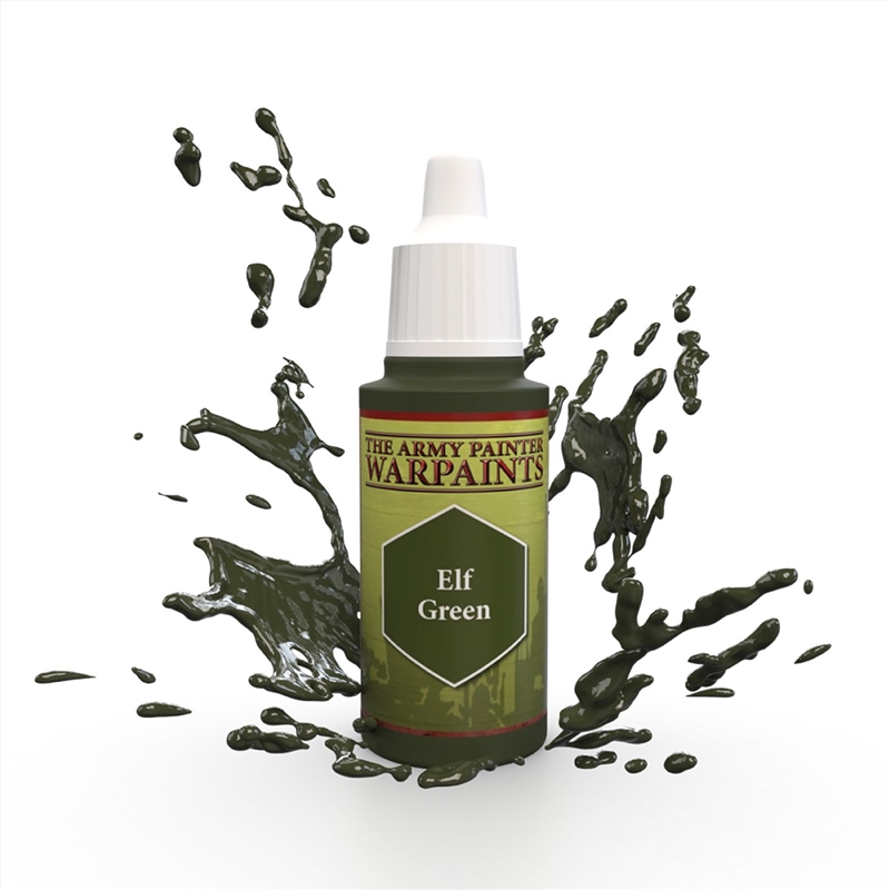 Army Painter - Warpaints - Elf Green Acrylic Paint 18ml/Product Detail/Paints