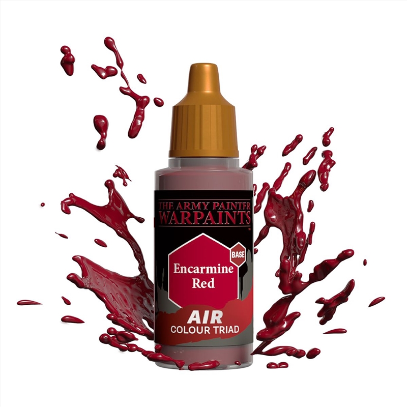 Army Painter - Warpaints Air - Encarmine Red Acrylic Paint 18ml/Product Detail/Paints