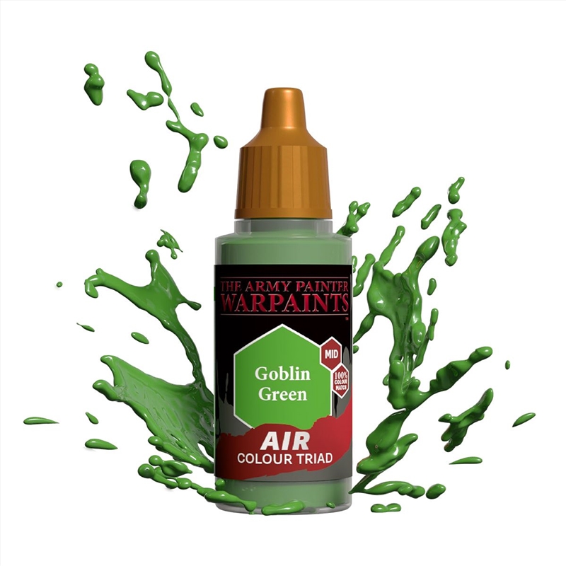Army Painter - Warpaints Air - Goblin Green Acrylic Paint 18ml/Product Detail/Paints