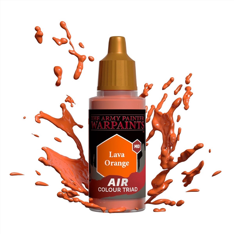 Army Painter - Warpaints Air - Lava Orange Acrylic Paint 18ml/Product Detail/Paints