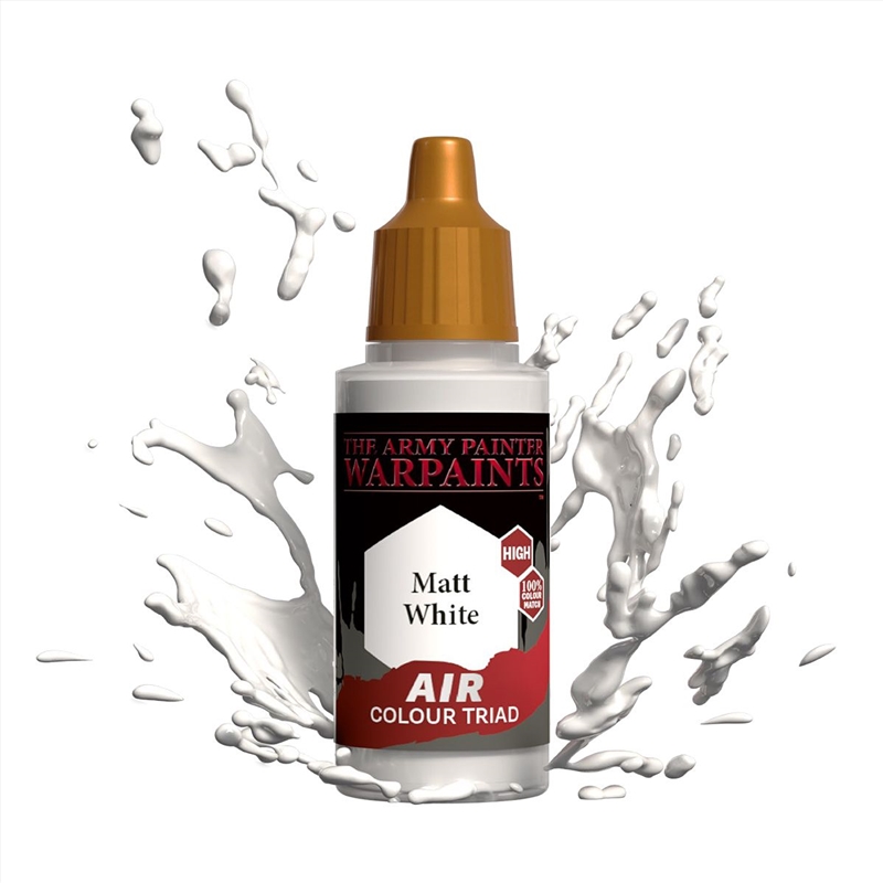 Army Painter - Warpaints Air - Matt White Acrylic Paint 18ml/Product Detail/Paints